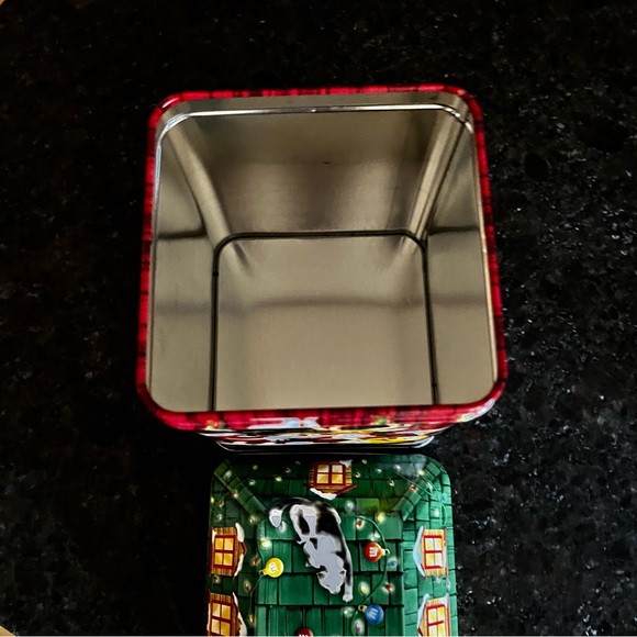 Vintage M&M'S Christmas Holiday REINDEER Tin Canister 2003 Collection - Picture 6 of 10